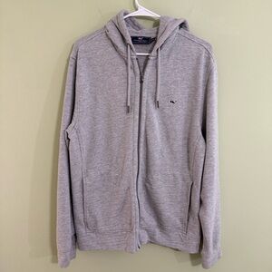 Vineyard vines men’s gray Zip-Up Hoodie size M sweatshirt jacket